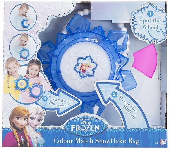 Frozen Anna Elsa 'Colour Match' Snowflake School Hand Bag