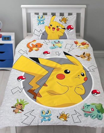 Duvet cover Pokemon Go Panel Single Bed Duvet Quilt Cover Set