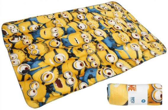 Despicable Me Minions 'Expressions' Panel Fleece Blanket Throw