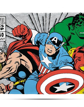 Marvel Comics 'Retro' Panel Fleece Blanket Throw