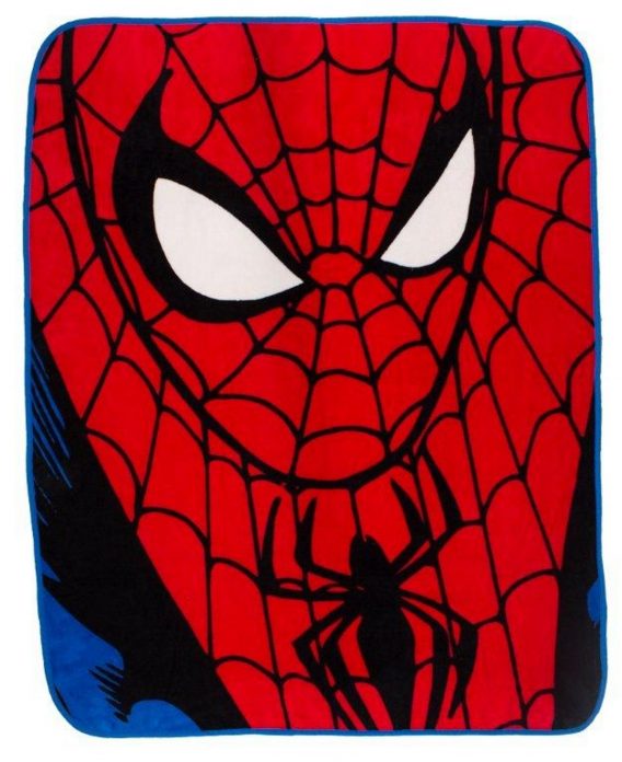 Spiderman 'Identity' Coral Panel Fleece Blanket Throw