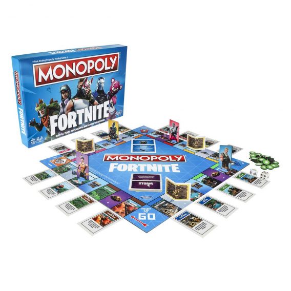 Monopoly Fortnite Edition Board Game Inspired by Fortnite Video Game Ages 13 and Up