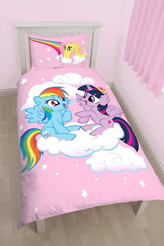 My Little Pony 'Equestria' Reversible Panel Single Bed Duvet Quilt Cover Set